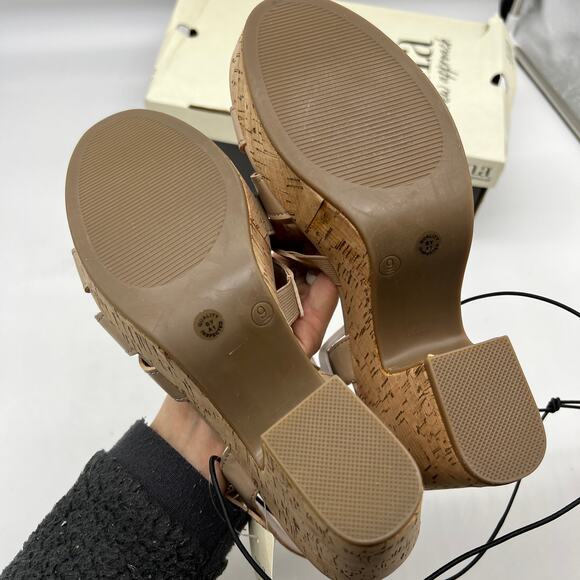 a.n.a Womens Billie Heeled Sandals Nude Color Size 9M - Picture 10 of 14